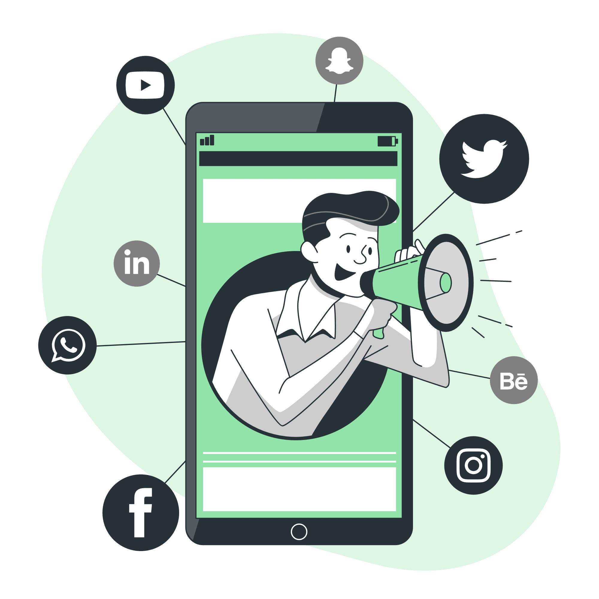 Mobile-first real estate CRM dashboard showing active leads on smartphone.