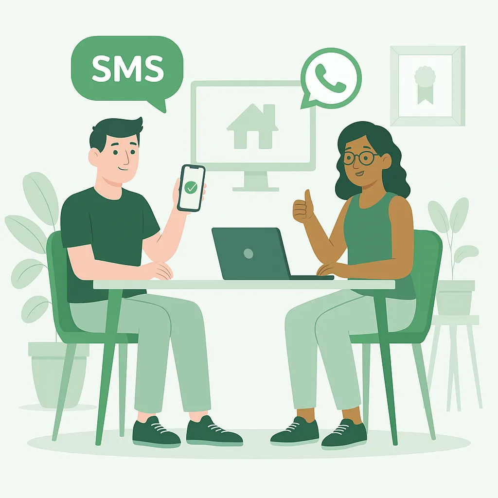 Photo representing omnichannel communication real estate CRM in real estate context