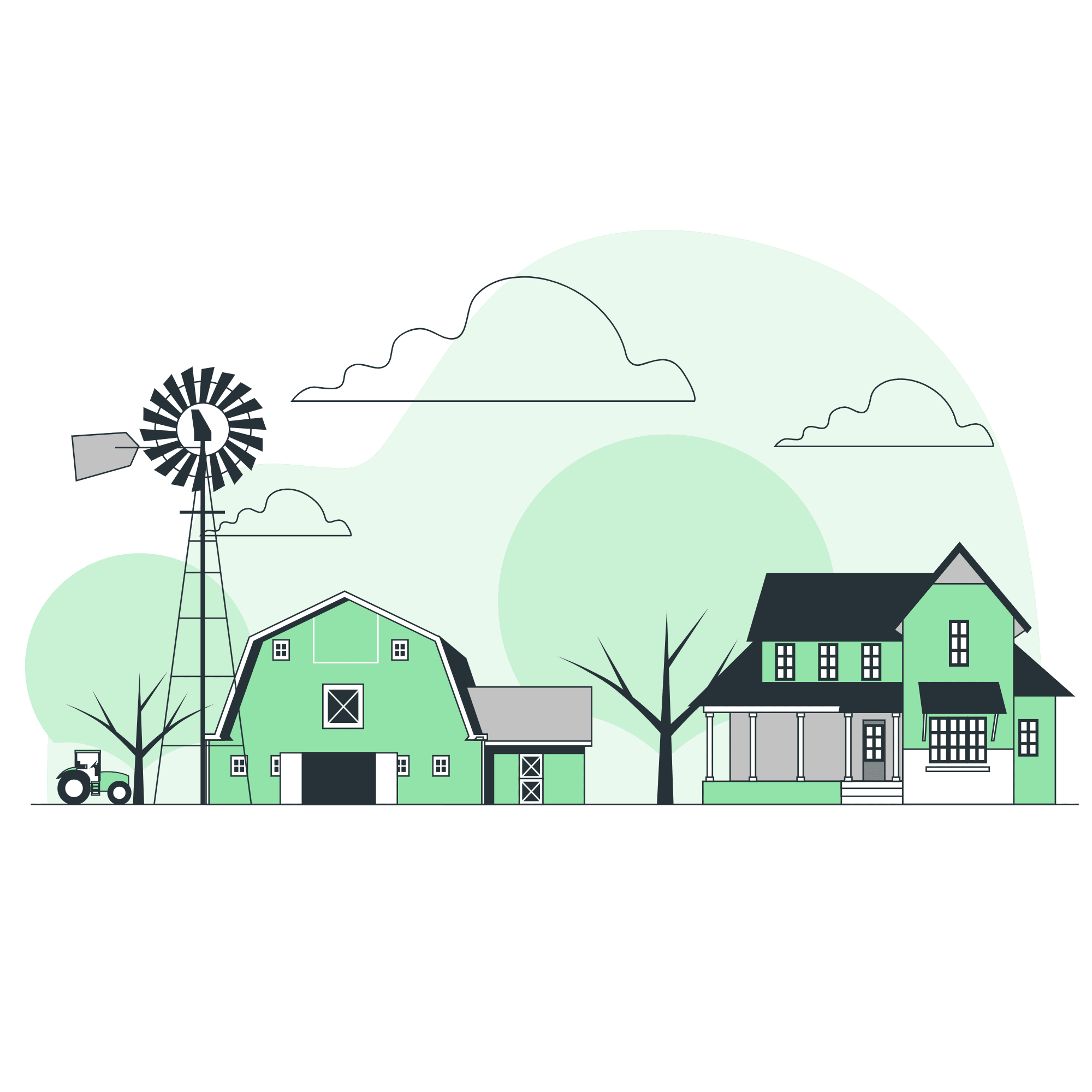 CRM dashboard designed for marketing green homes with eco-friendly property data.