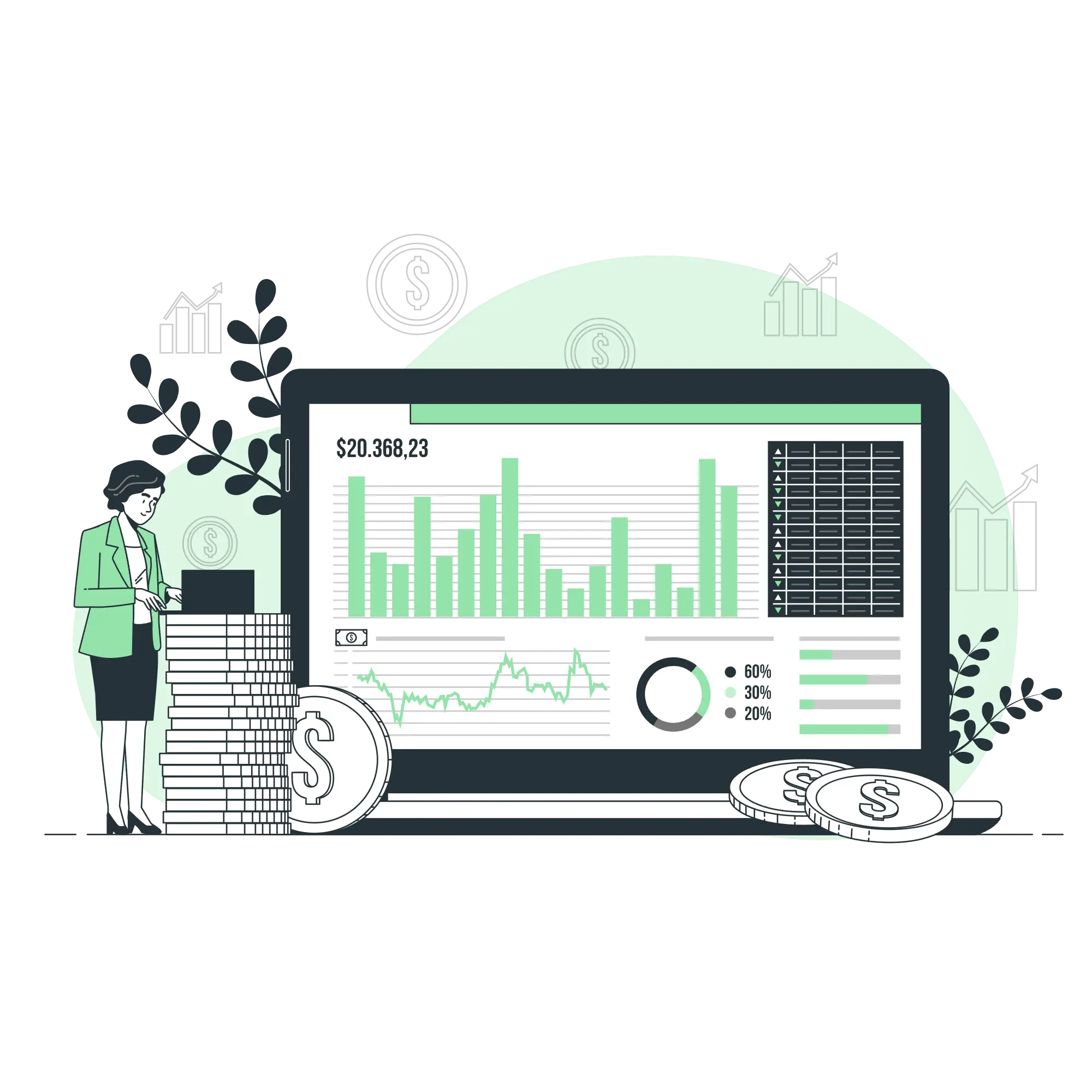 A real estate investment team uses a CRM dashboard to analyze property data and investor relations, highlighting the role of a real estate investment CRM in modern firms.