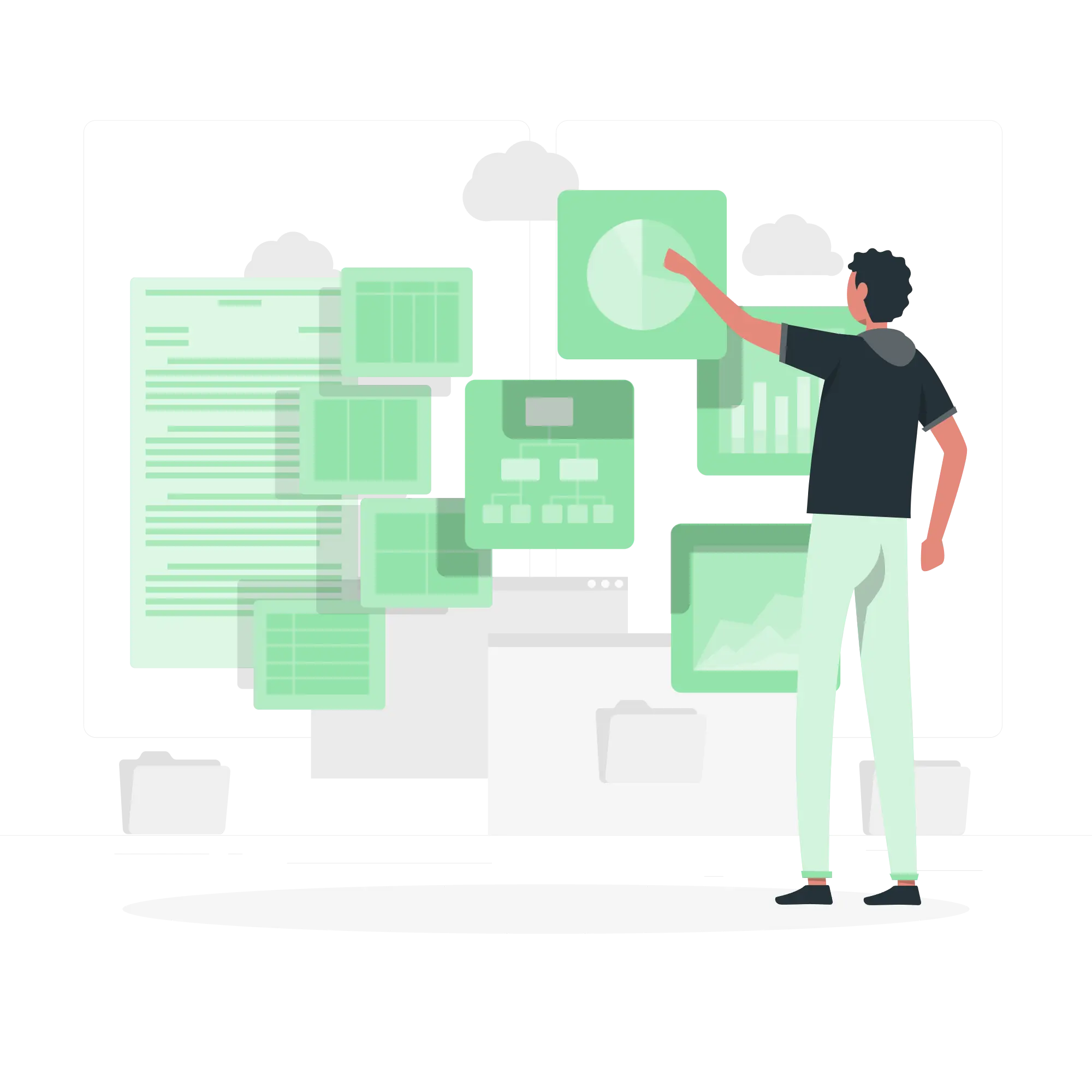 Property listing management CRM dashboard screenshot