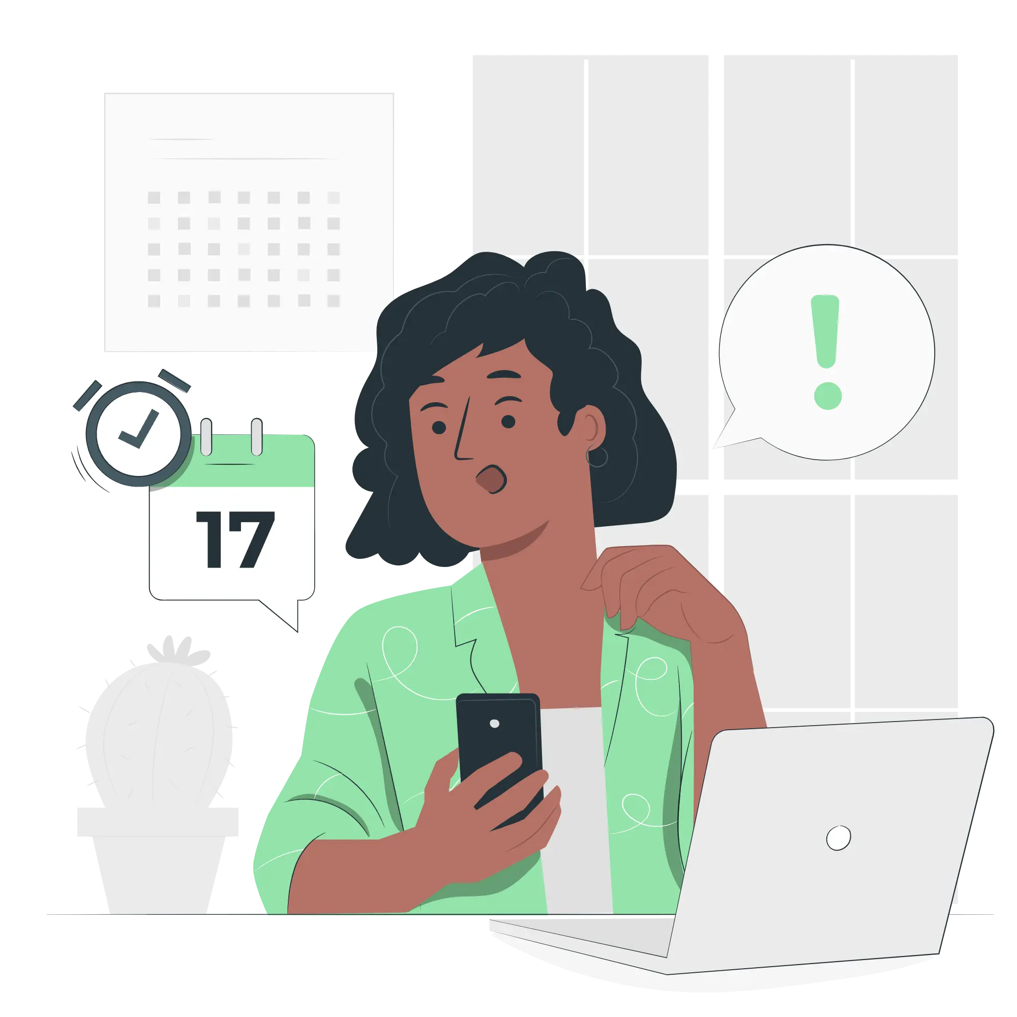 Real estate agent using CRM dashboard to set real estate appointment reminders